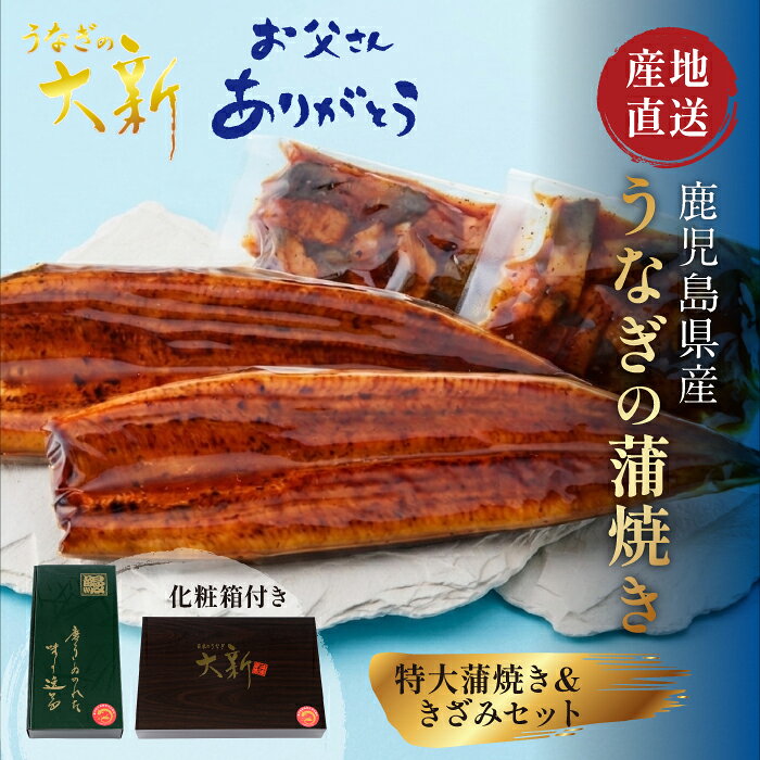 【6/17(水)までの決済完了で父の日お届け】【特大蒲焼＆きざみセット】 うなぎ 国...
