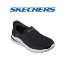 【あす楽】スケッチャーズ SKECHERS メンズ スニーカー スリップインズ 210604 ブラック スリッポン