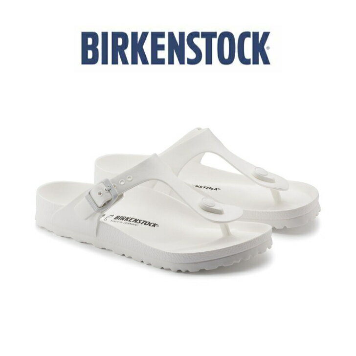 ビルケンシュトック サンダル ギゼ EVA ホワイト レギュラー 通常幅 BIRKENSTOCK Gizeh EVA 128221【国内正規品】