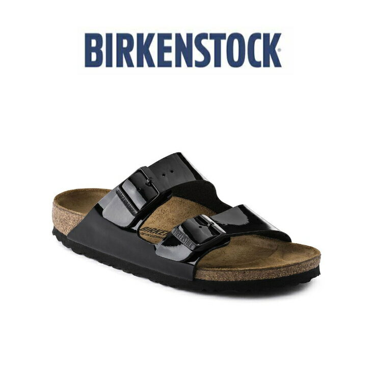 ビルケンシュトック サンダル アリゾナ ビルコフロー パテント ブラック ナロー 幅狭 BIRKENSTOCK Arizona BF Patent BLACK 1005292【国内正規品】