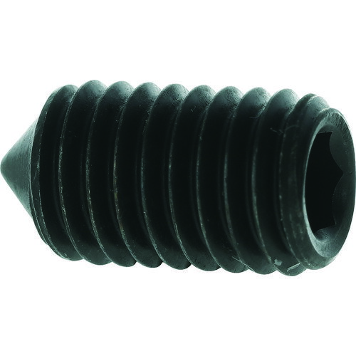 トラスコ中山 TRUSCO 六角穴付止めねじ とがり先 黒染め M6×20 29本入 B127-0620 [1-207-2379]