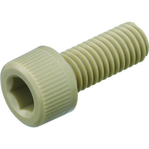 トラスコ中山 TRUSCO ポリエーテルエーテルケトン（PEEK）六角穴付ボルト M5X10 50本入 BPEEK-CBM5X10 [1-208-1696]