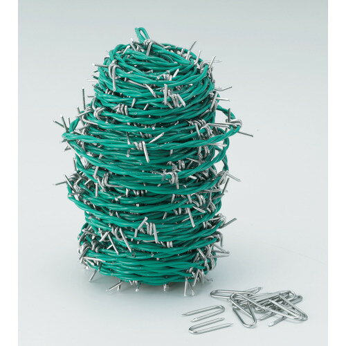 トラスコ中山 TRUSCO 有刺鉄線 カラー 2.0mmX100m TUW-20-100G [1-282-5783]