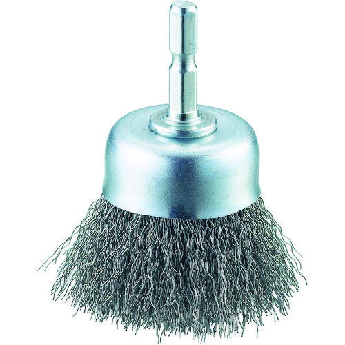 トラスコ中山 TRUSCO 軸付カップブラシ 50X軸6.35 ステンレス線 線径0.3 TB-6623-60 [1-352-1010]