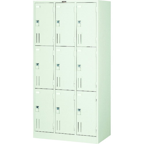 トラスコ中山 【個人宅不可】 TRUSCO 多人数用ロッカー9人用 900X515XH1790 南京錠式 SVG9B [1-520-8947]