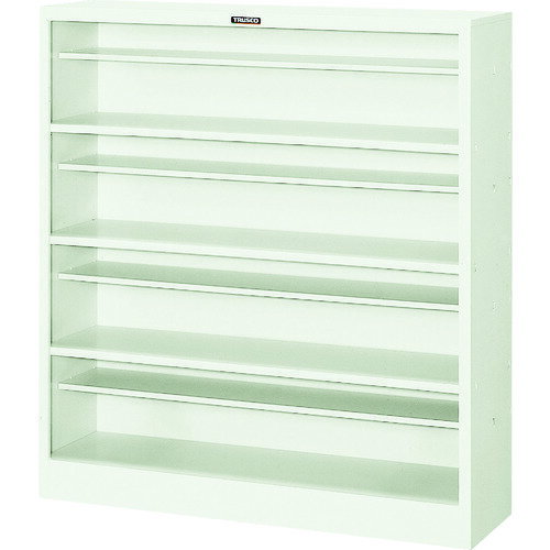 トラスコ中山 【個人宅不可】 TRUSCO オープンシューズケース 4段 1006X300XH1100 ネオグレー NPL4 [1-520-9161]