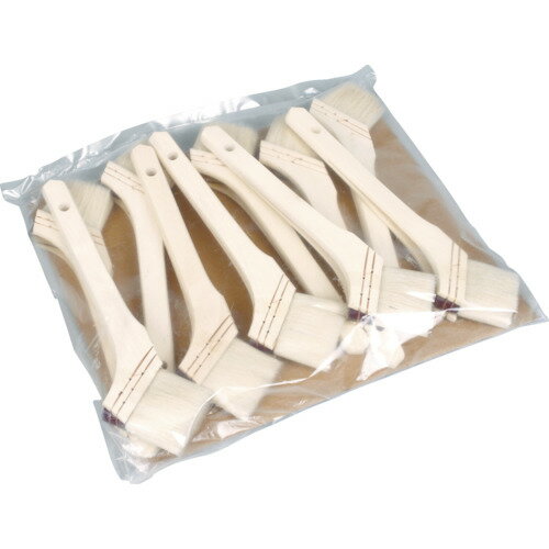 トラスコ中山 TRUSCO まとめ買い 徳用ニス刷毛 木柄 20号 50mm 10本入 TPB-427-10 [1-433-4876]