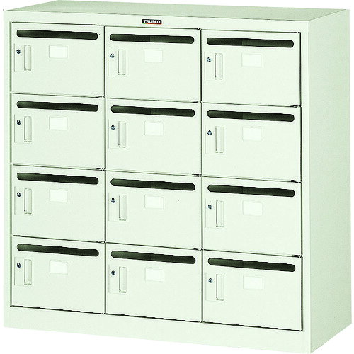 トラスコ中山 【個人宅不可】 TRUSCO メールボックス 12人用 900X380XH880 MV-12P [1-520-9099]