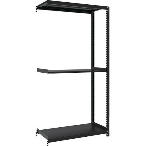 トラスコ中山 【別途送料】 TRUSCO スチールラック M1型ボルトレス軽量棚900X420XH1800 3段 連結 サテ..