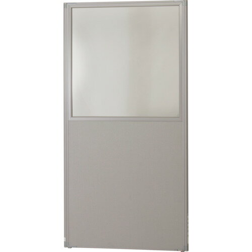 トラスコ中山 【個人宅不可】 TRUSCO ローパーティション 上部透明 W900XH1765 グレー TLP-1809UCL-GY [1-390-2262]