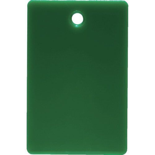 トラスコ中山 TRUSCO スチロール番号札 無地 長方形 小 45X30mm 5枚入 緑 TRFS-GN [1-363-2412]