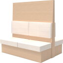 トラスコ中山 【別途送料】 【個人宅不可】 TRUSCO ミーティングベンチダブル H1500XW1800XD960木目ナチュラル 生地レザーホワイト MBW5...