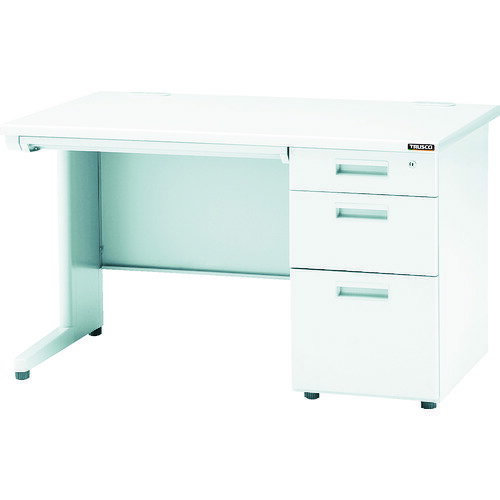 トラスコ中山 【別途送料】 TRUSCO システムデスク 片袖 1200X700XH700 TKD-1270A [1-206-4166]