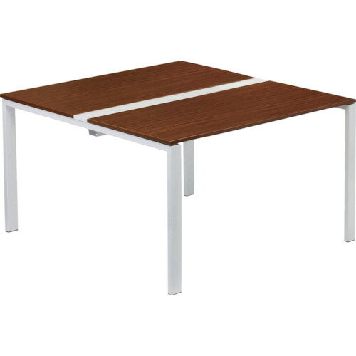 トラスコ中山 【別途送料】 【個人宅不可】 TRUSCO フリーアドレス用デスク 1200X1300X720 ナチュラルXホワイト TFAD1213NR-W [1-256-9235]