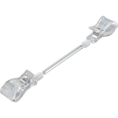 トラスコ中山 TRUSCO ホルダー式クリップ 中型クリップ+ストレート100+中型クリップ TC-C5C5-100 [1-261-9661]