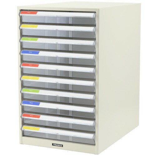 トラスコ中山 TRUSCO B4型レターケース 浅型10段 TB4-10P [1-278-2421]