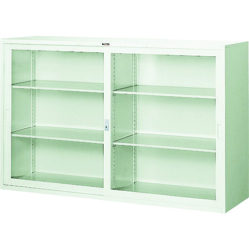 トラスコ中山 【個人宅不可】 TRUSCO スタンダード書庫（A3横長 A4縦長）ガラス引違W1760XH1110 FJG52-G11W [1-520-6928]