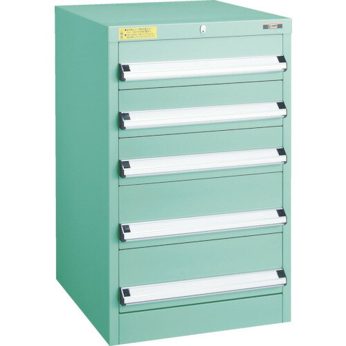 トラスコ中山 【個人宅不可】 TRUSCO VE5S型中量キャビネット 500X550XH800 引出5段 VE5S-801 [1-479-0430]