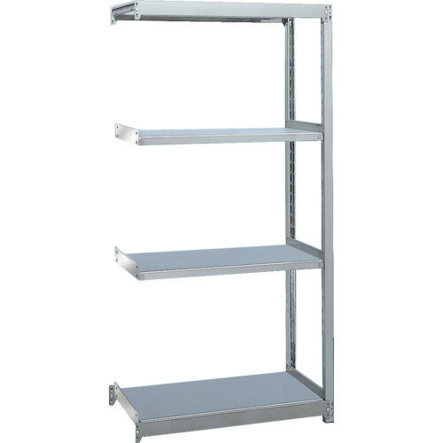 トラスコ中山 【個人宅不可】 TRUSCO ステンレス棚 SM2型 1460X300XH1200 4段 連結 SM2-4534B [1-522-0..