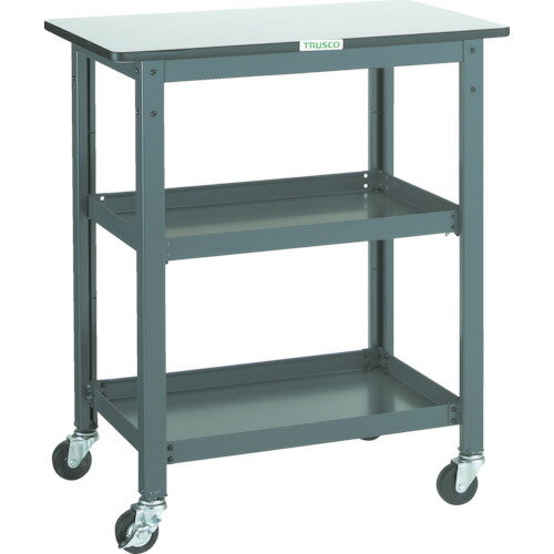 トラスコ中山 【個人宅不可】 TRUSCO WHT型作業台補助テーブルワゴン 600X450XH900 WHT-4560H [1-301-2727]