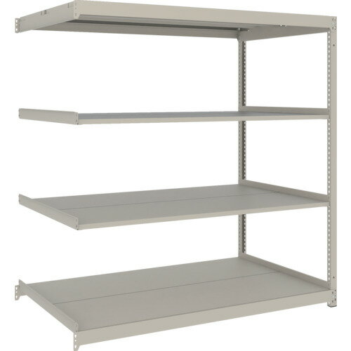 トラスコ中山 【別途送料】 TRUSCO スチールラック 薄板ラック（棚板分割タイプ、耐荷重100Kg）1500×87..