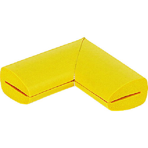 トラスコ中山 TRUSCO 安心クッション はさみこみ型 コーナー用 幅9mm イエロー TAC-149Y [1-818-7046]