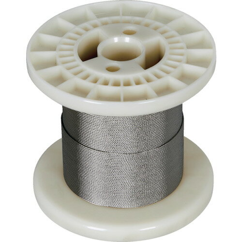 トラスコ中山 TRUSCO ステンレスワイヤロープ Φ1.0mmX100m CWS-1S100 [1-489-1309]