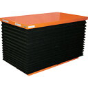 トラスコ中山 【個人宅不可】 TRUSCO ピットレスローリフト 500kg 電動式 1050X650X80〜610 FLNJ50-610-B [1-684-2...