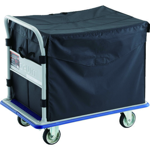 トラスコ中山 【別途送料】 TRUSCO プレス製台車 ドンキーカート 固定式 CHBハンドトラックボックス付 ..