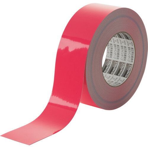 トラスコ中山 TRUSCO 蛍光ラインテープ50mmx33m ピンク TLK-5033P [1-783-1927]