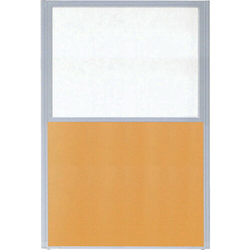 トラスコ中山 【個人宅不可】 TRUSCO ローパーティション 上部半透明 W1200XH1765 オレンジ TLP-1812U-OR [1-764-9924]