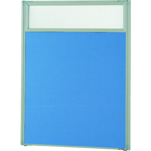 トラスコ中山 【個人宅不可】 TRUSCO ローパーティション 上部半透明 W900XH1165 ブルー TLP-1209U-B [1-764-9207]