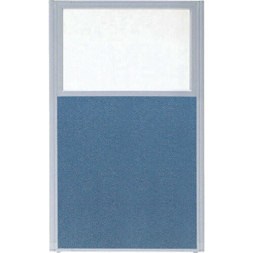 トラスコ中山 【個人宅不可】 TRUSCO ローパーティション 上部半透明 W900XH1465 ブルー TLP-1509U-B [1-764-9541]