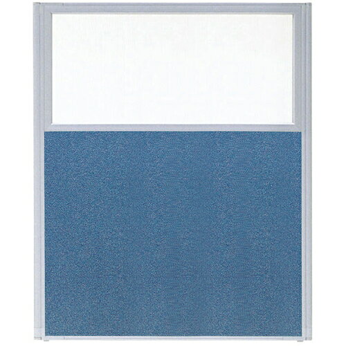 トラスコ中山 【個人宅不可】 TRUSCO ローパーティション 上部半透明 W1200XH1465 ブルー TLP-1512U-B [1-764-9631]