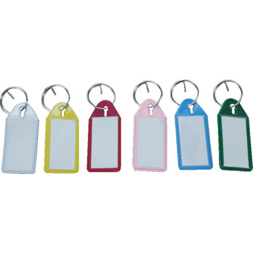 トラスコ中山 TRUSCO ソフト名札キーホルダー 青 50個入 TSNH-50-B [1-855-7733]