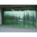 トラスコ中山 【別途送料】 【個人宅不可】 TRUSCO ストリップドアシートセット 静電透明 厚み2mm幅200mm 取付間口3m×高さ2m 完全オーバーラッ...