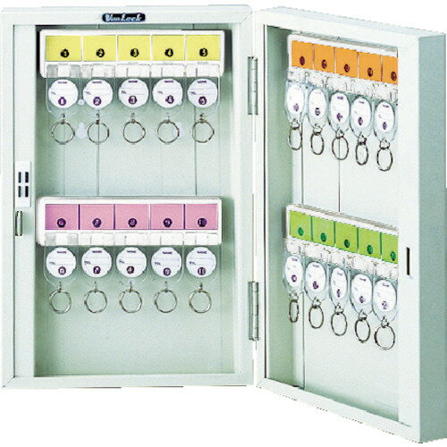 トラスコ中山 TRUSCO キーボックス ダイヤルキー仕様 ホルダ数20個 KD-20 [1-836-8801]