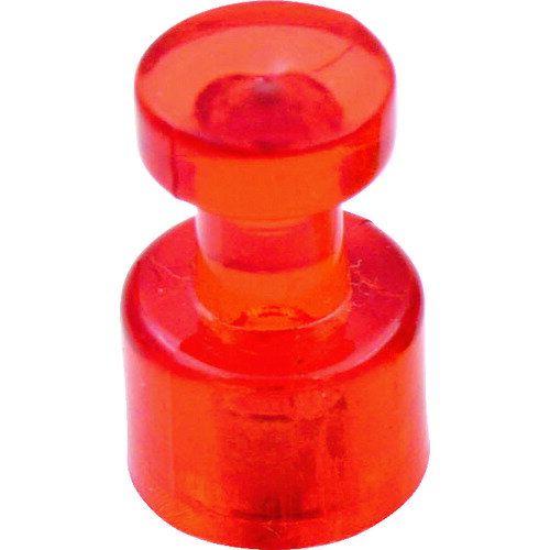 トラスコ中山 TRUSCO 【長期欠品】 カラーマグネットピン 赤 10個入り TMPC10-R [1-115-1890]