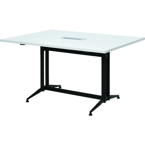 トラスコ中山 【別途送料】 TRUSCO T字脚大会議テーブル 基本 W1300×D1000×H720 ホワイト TMT1310-W [1..