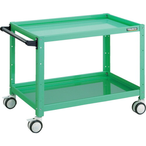 トラスコ中山 TRUSCO ツールワゴン バーディワゴン 750×500×H600 ウレタン双輪 ヤンググリーン BDW-672..