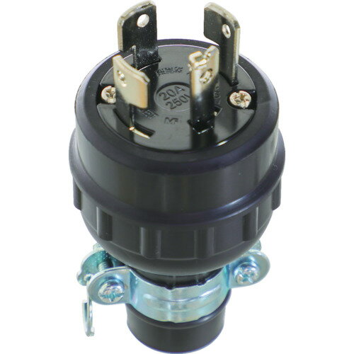 トラスコ中山 TRUSCO 引掛ゴムプラグ接地3P防水兼 TMH2584 [1-257-2548]