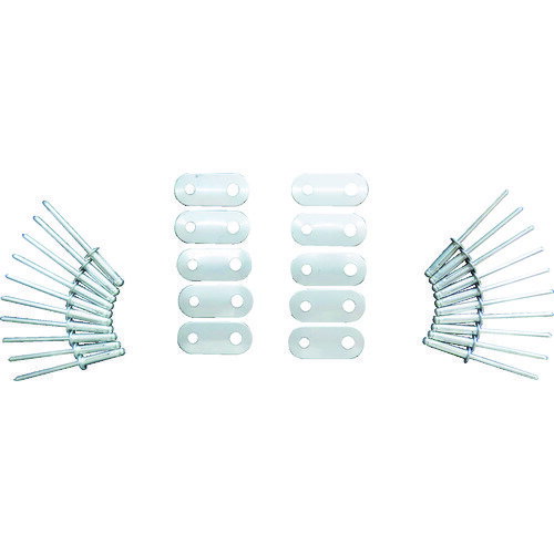 トラスコ中山 【別途送料】 【個人宅不可】 TRUSCO 軽量防音パネル 不燃、耐熱アルミタイプ用連結金具1..