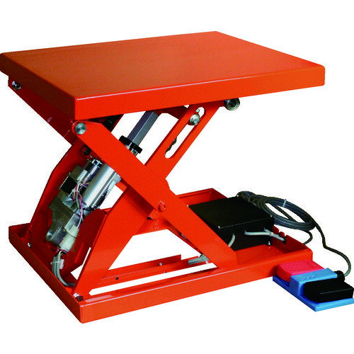 トラスコ中山 【個人宅不可】 TRUSCO テーブルリフト150kg（電動Bねじ式100V）520×630mm HDL-L1556R-12..