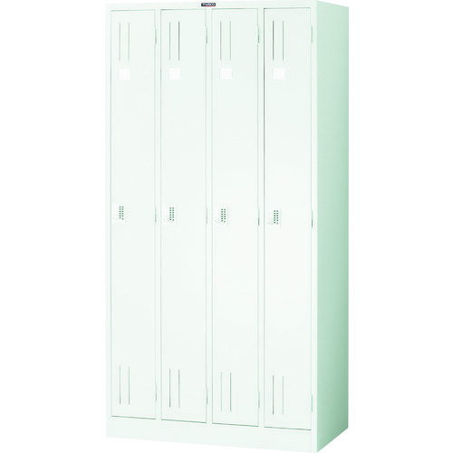 トラスコ中山 【個人宅不可】 TRUSCO プッシュ錠ロッカー 4人用 900X515XH1790 W色 WPL47 [1-137-4090]