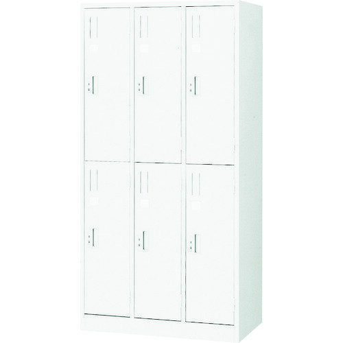 トラスコ中山 【個人宅不可】 TRUSCO スタンダードロッカー 6人用 900X515XH1790 W色 WL67 [1-454-0972]
