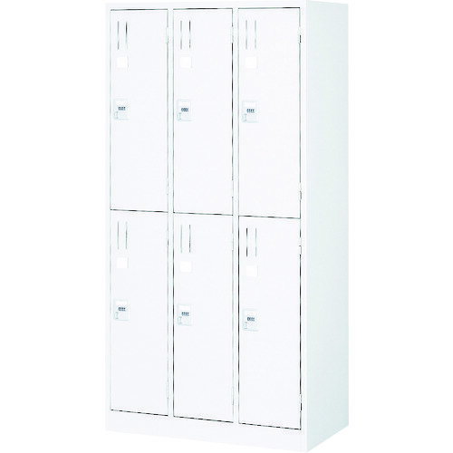 トラスコ中山 【個人宅不可】 TRUSCO 手ぶらキーロッカー 6人用 900X515XH1790 W色 WKL67 [1-478-9733]