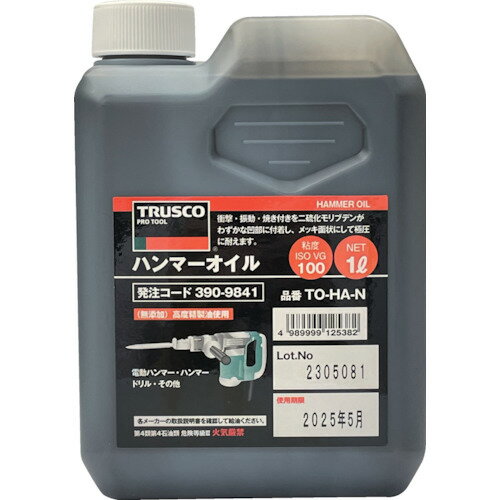トラスコ中山 TRUSCO ハンマーオイル1L TO-HA-N [1-390-9841]