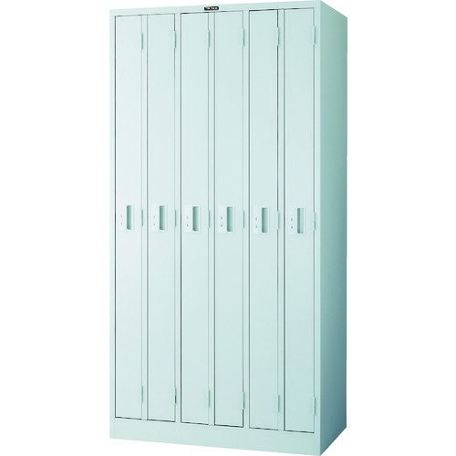 トラスコ中山 【個人宅不可】 TRUSCO スリムロッカー 6人用 900X515XH1790 W色 WL-6S [1-799-3943]