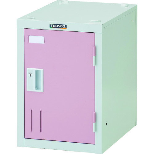 トラスコ中山 【個人宅不可】 TRUSCO ミニロッカー 1人用 ピンク シリンダ錠式 SHW1A-P [1-855-7807]