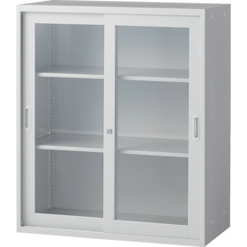 トラスコ中山 【個人宅不可】 TRUSCO ユニット型壁面書庫 D400 枠付ガラス引違い H1050 W色 UFJWR-11 [1-246-1003]